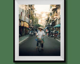 Grafika uliczna z Hanoi, sztuka ścienna z Hanoi, zdjęcie z Hanoi, pejzaż miejski z Hanoi, grafika z Wietnamu, dekoracja fotograficzna z Wietnamu, fotografia podróżnicza z Wietnamu