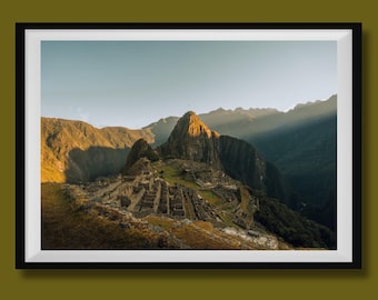 Real Photo, Machu Picchu Photo Print, Machu Picchu Wall Art Decor, Machu Picchu Photography, Machu Picchu Travel Poster, Peru Wall Art
