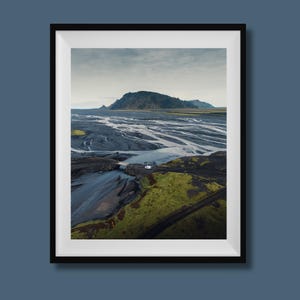 Stampa di Highlands Islandesi, Stampa della natura islandese, Foto di paesaggi islandesi, Arte murale islandese, Decorazione murale islandese, Poster di viaggio islandese