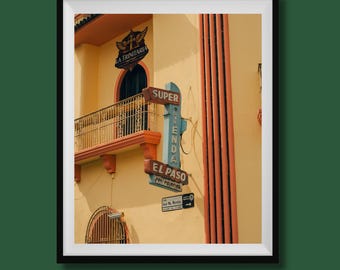 Real Photo, Mexico City Photo Print, Mexico City Streets Photography, Mexico Building Photo, Mexico City Wall Art, Mexico City Travel Poster