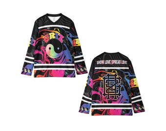 Grizz Hockey Jersey, Rave Outfit Festival Clothing