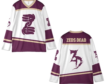 Zeds Dead Rave Jersey – Hand Symbol Hockey Shirt, EDM Gift for Bass Music Fans
