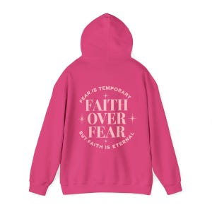 Faith Over Fear Hoodie, Trendy Hoodie