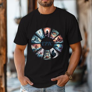 エピック・ザ・ミュージカル シャツ、エピック・ザ・ミュージカル ユニセックス Tシャツ ファンへのプレゼントに最適、エピック・ザ・ミュージカル サーガ シャツ、ギフトシャツ