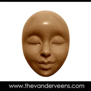 Mold No.243 (Face- with closed eyes) by Veronica Jeong