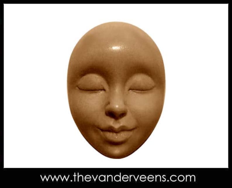 Mold No.243 (Face- with closed eyes) by Veronica Jeong image 1