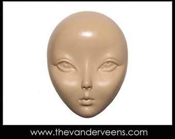 Mold No.143 (Face - High cheekbone - with small lips) by Veronica