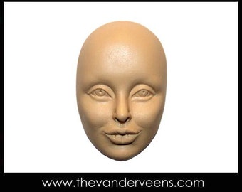 Mold No.196 (Face-Cheekbone with thick lips) by Veronica Jeong