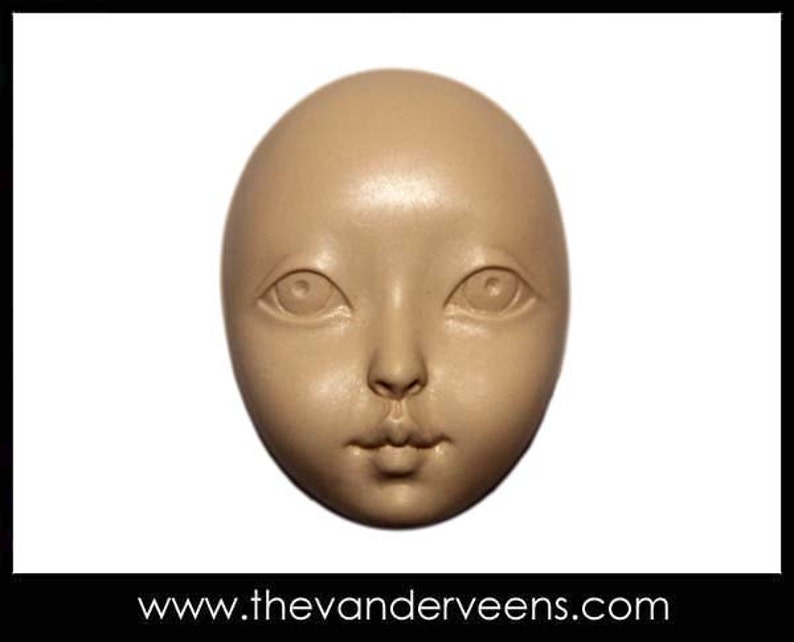 Mold No.136 Face-Big thin eyelid by Veronica jeong image 1