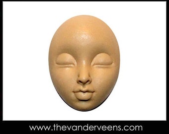 Mold No.216 (Face-Female with closed eyes) by Veronica Jeong
