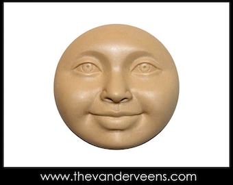 Mold No.111 (Flater Full moon Face with open eyes) by Veronica