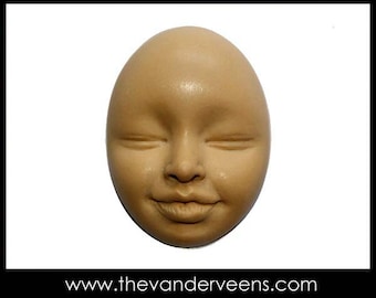 Molde No.39(Cara- con ojos cerrados) por Veronica