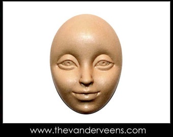 Mold No.210 (Face-Female with opened eyes) by Veronica Jeong