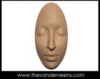 Mold No.73(Elongated Oval Face- Closed eyes) by Veronica Jeong