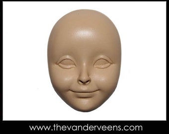 Mold No.147 (Face-Puff  cheekbone with smiling) by Veronica