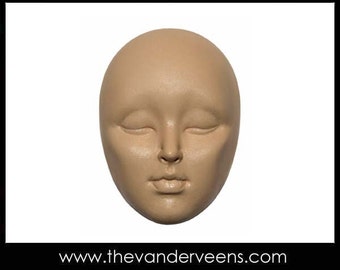 Mold No.175 (Face - high cheekbone with closed eyes) by Veronica Jeong