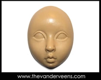 Mold No.132 (Face-Child or with Opened eyes) by Veronica Jeong