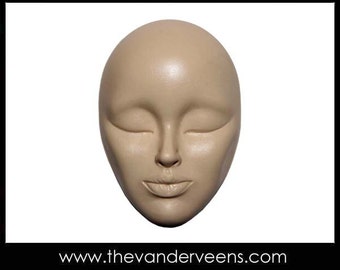 Mold No.154 (Face- high cheekbones with closed big eyes) by Veronica
