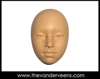 Mold No.29 (Face-Asian looking with open eyes) by Veronica