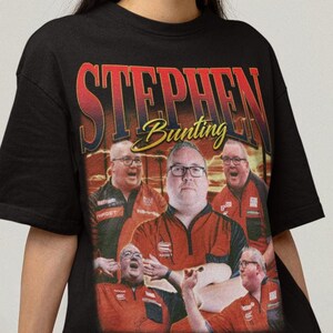 Maglietta Stephen Bunting, felpa Stephen Bunting, articoli Stephen Bunting, maglietta Stephen Bunting, felpa con cappuccio Stephen Bunting, maglietta da tifoso di freccette