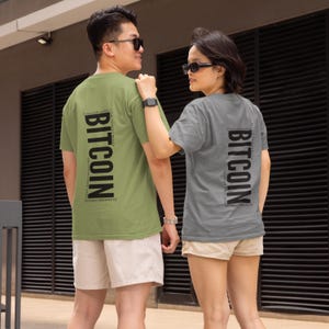 Bitcoin T-Shirt Unisex | Crypto Shirt | Satoshi Nakamoto Tee | Blockchain Merch | Genesis Block Design