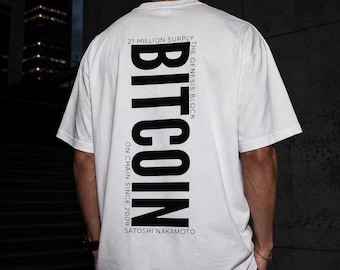 Bitcoin Genesis Block T-Shirt, Satoshi Nakamoto Tee, Crypto Streetwear, HODLer Gift