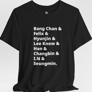 Stray Kids Tshirt SKZ Tee Bang Chan Felix Hyunjin Lee Know Han Jisung Changbin IN Jeongin Seungmin Kpop Gift