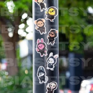 Stray Kids Stickers Vinyl Decals SKZOO Sticker Felix Bbokari Hyunjin Jiniret KPop Fan Gift Laptop Decor WolfChan Dwaekki Leebit FoxI.Ny
