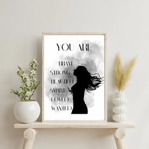 Poster con citazione di positività ispiratrice, stampa artistica da parete motivazionale, carta semi-lucida, decorazione per mentalità positiva, ufficio, camera da letto, soggiorno