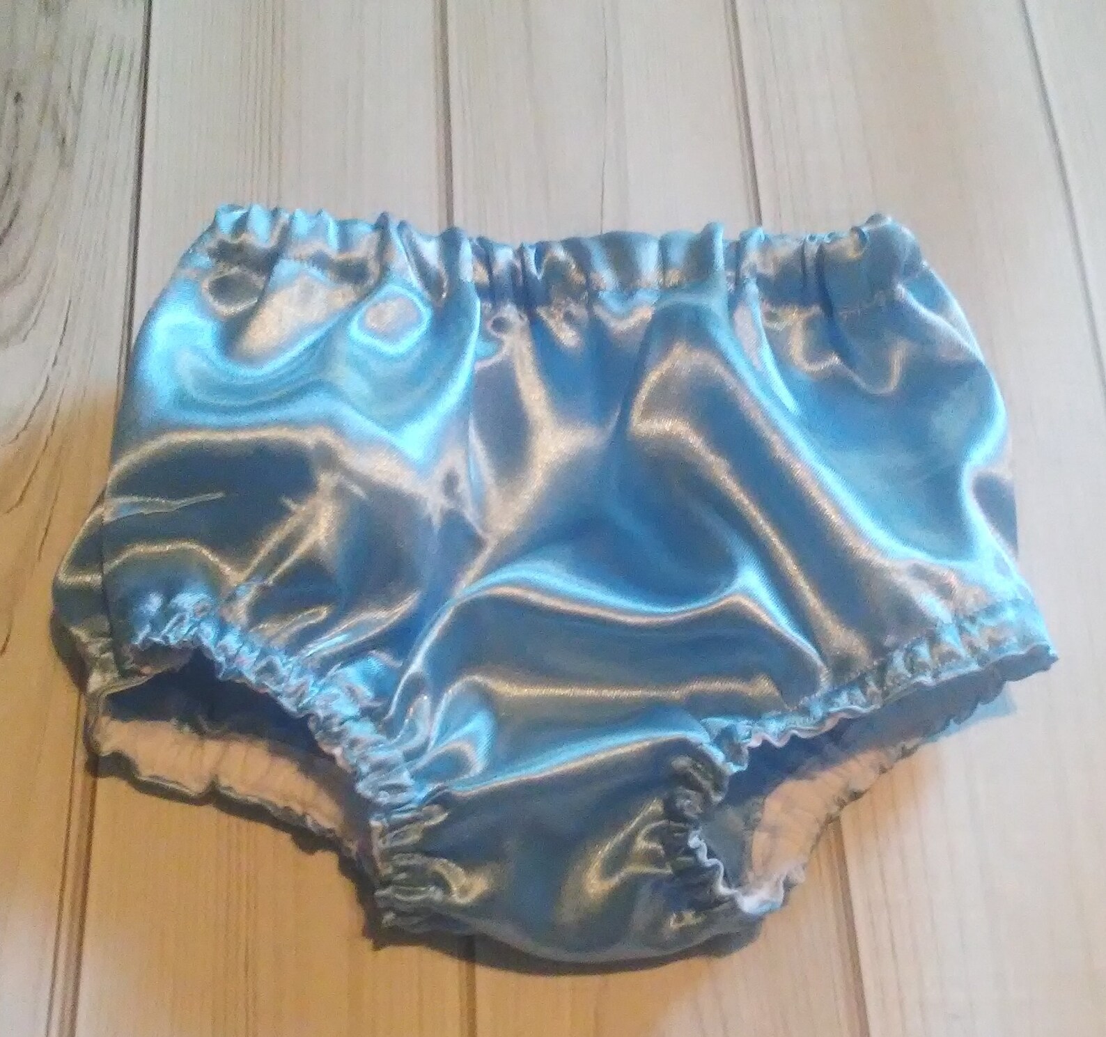 Light Blue Satin Diaper Cover Bloomers 03 Months Thru 24 Etsy