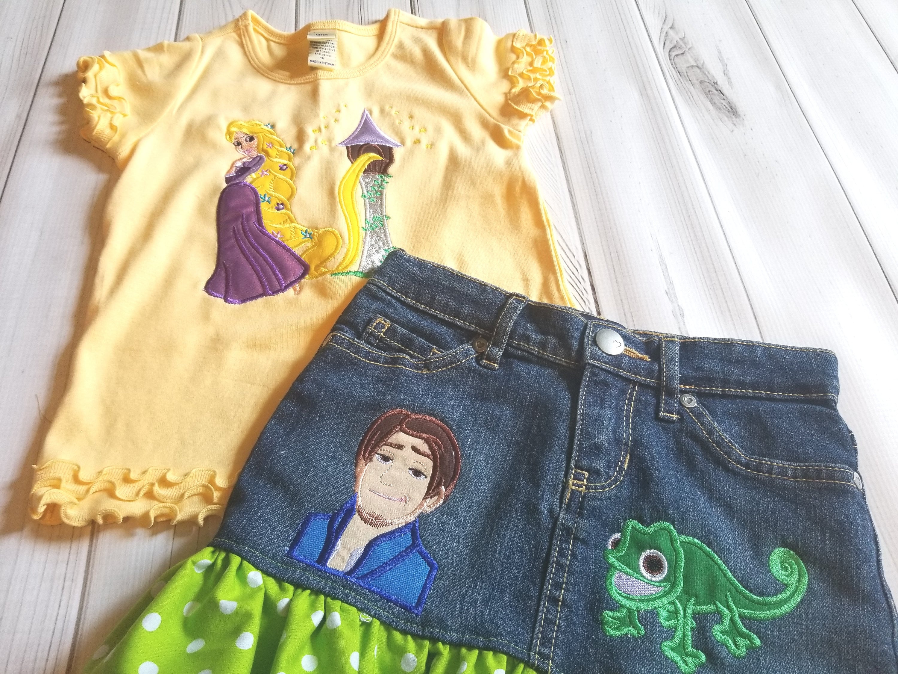 Princess Rapunzel Tangled Shirt or Tank Top and Pascal Flynn Etsy