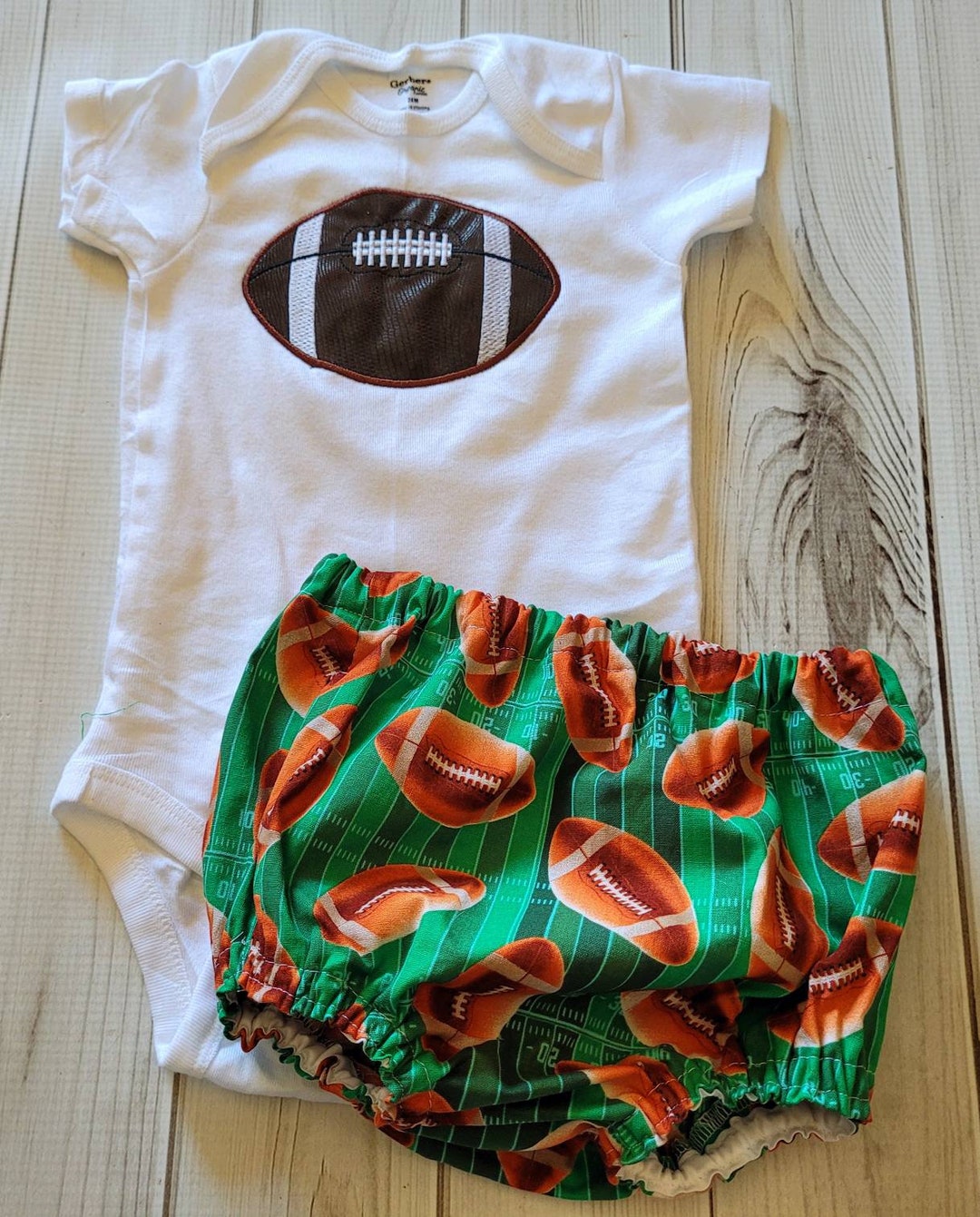 Tutina Calcio Per Neonato 'My First Football': Pagliaccetto Oversize In Misto Cotone, Manica Lunga, Autunno Inverno, Taglie 0-18 Mesi, Verde Scuro/Marrone/Grigio - 5