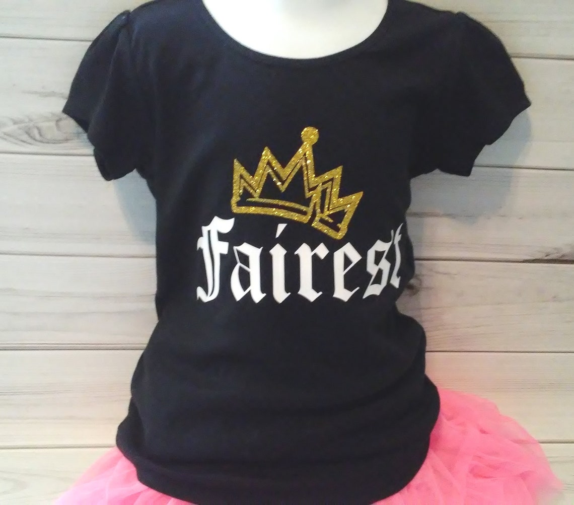 GIRLS Descendant Evie Crown Fairest Shirt Puff Sleeve or | Etsy