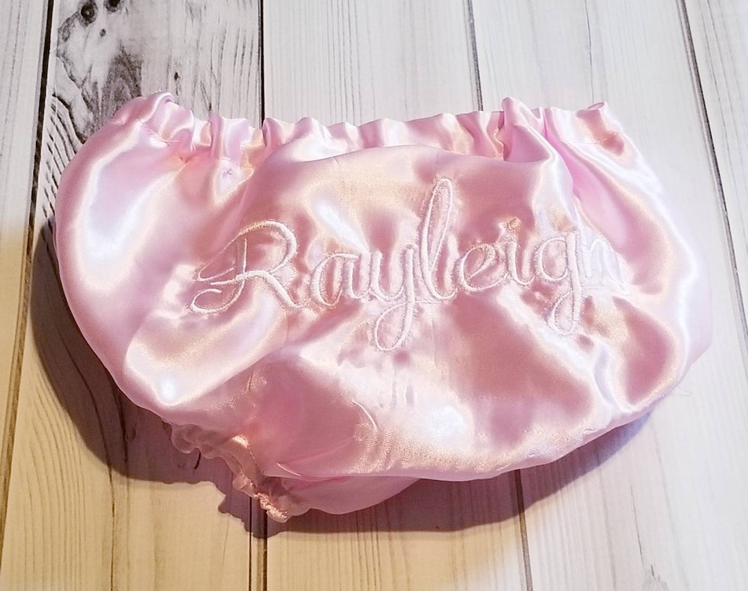 White Pique Diaper Cover Pink Trim main image 0
