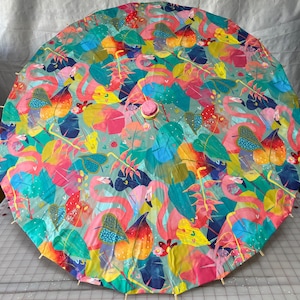 Bohemian Flamingos Parasol