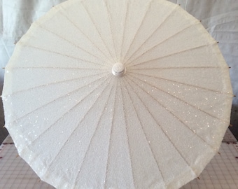 white small sequin parasol