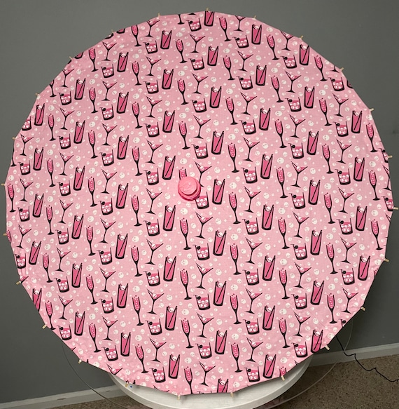 Retro Skull Cocktails parasol