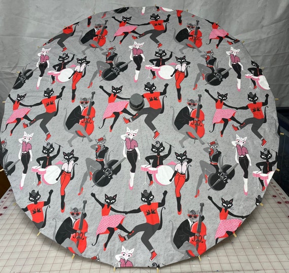 Rockabilly cats parasol