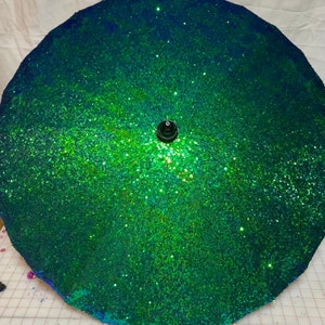 Green and Blue small sequin parasol