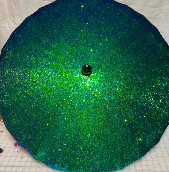 Green and Blue small sequin parasol