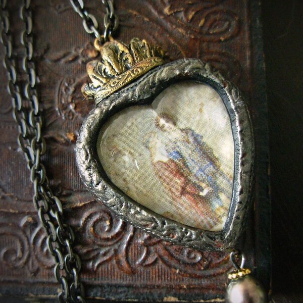 In the Witch’s Wood -  Sacred Heart Pictorial Necklace