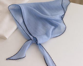 Minimalist Skinny Hair Scarf – Soft Rayon Polyester Neck & Head Ribbon for Women