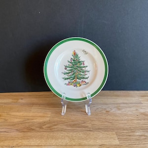 Spode Christmas Tree Vintage Side/Bread/Dessert Plate 6.5 inch