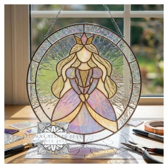 Princess Stained Glass Pattern
