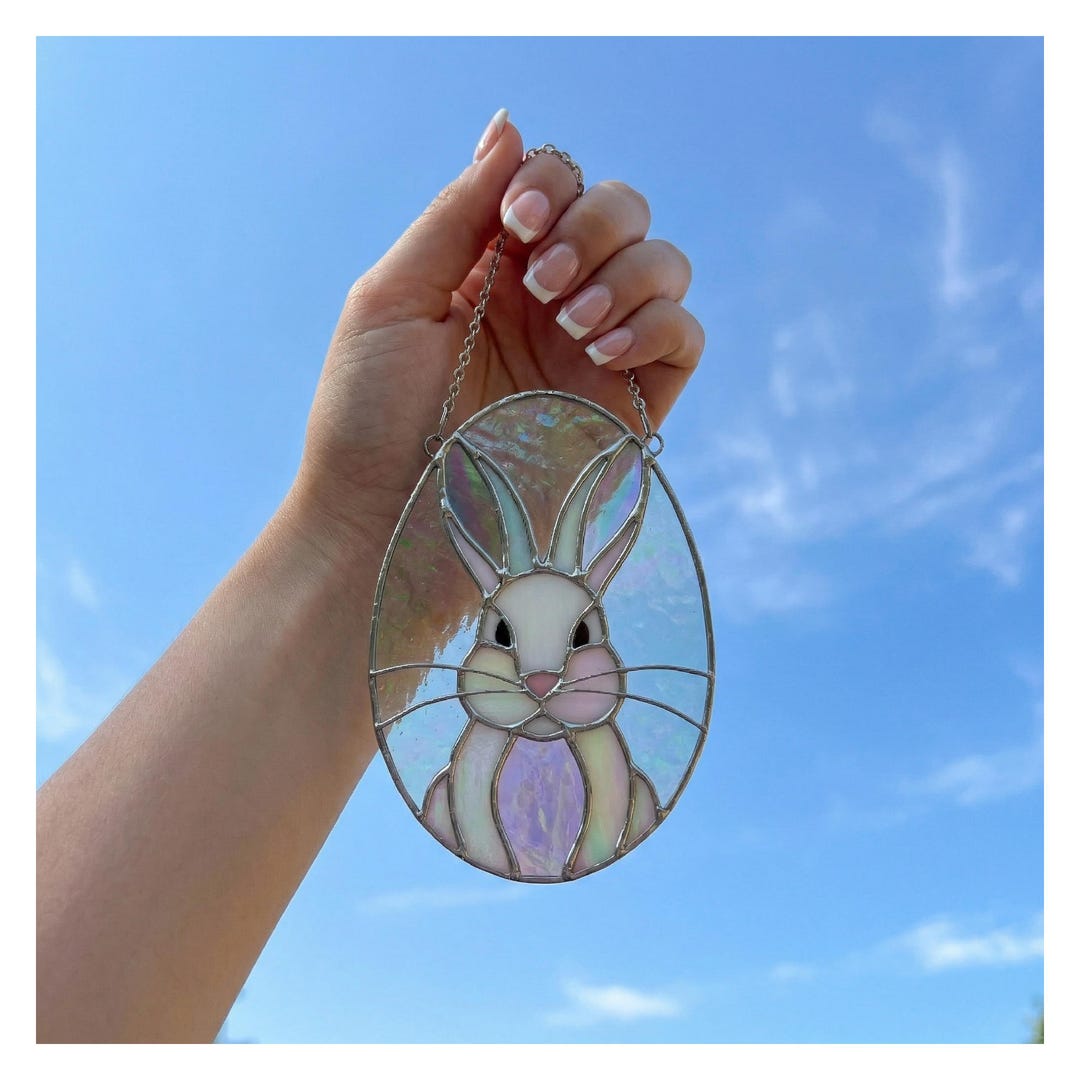 Stained Glass Easter Bunny Pattern - Etsy
