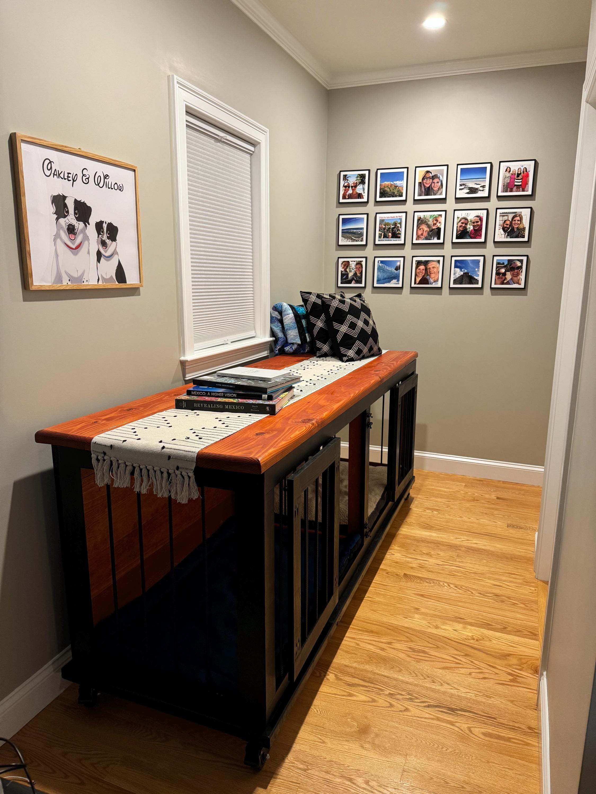 View of Dog Crate Furniture Handmade in New England - Etsy