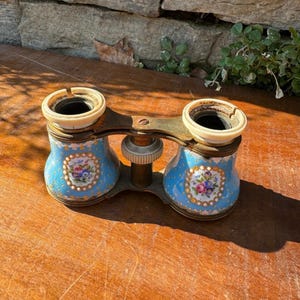 オペラグラスチャーム ミニチュア双眼鏡 ドールミニョネット用フランス