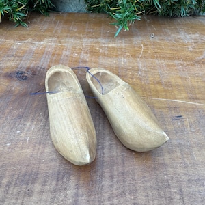 Vintage Wooden Clogs Souvenir