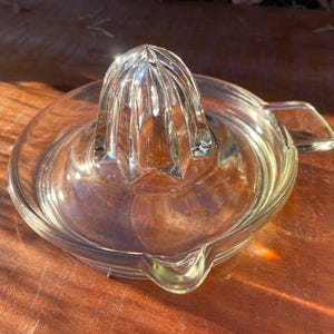 Vintage Clear Glass Juicer