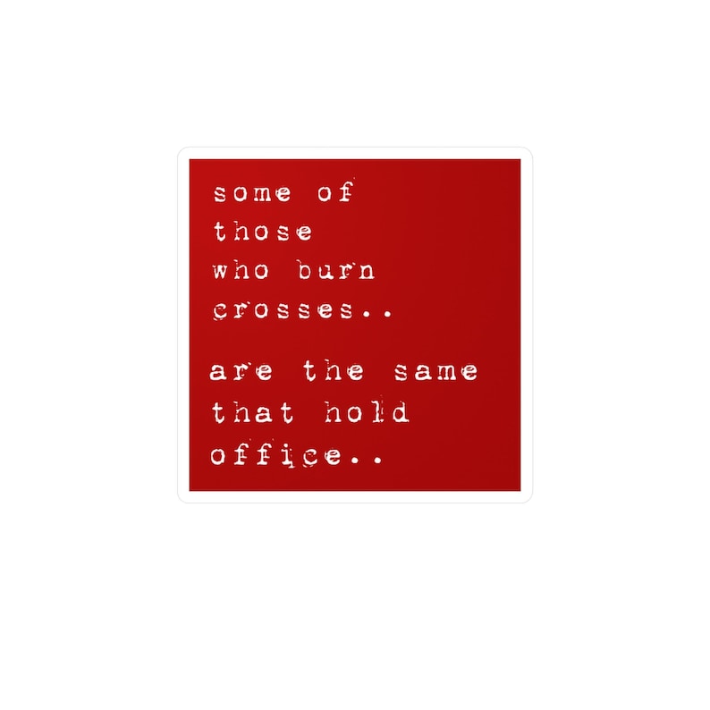 Anti Fascist Rage Against the Machine Tribute Decal, Political Protest Sticker image 1